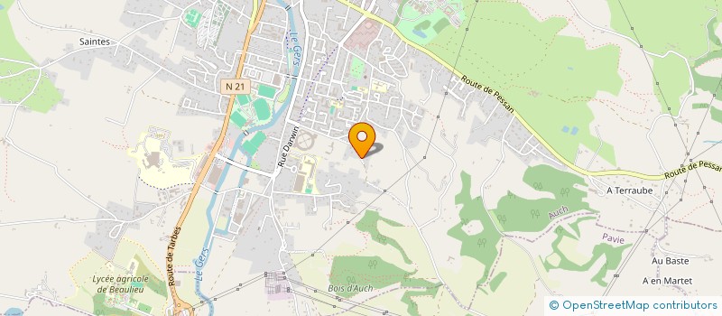 localisation de l'entreprise COMME ON DANSE 32  AUCH