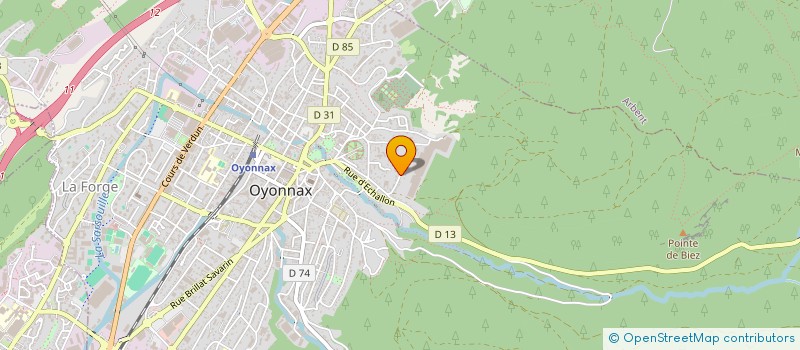 localisation de l'entreprise COMME PROMIS à OYONNAX