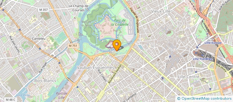 localisation de l'entreprise COMME QUATRE à LILLE