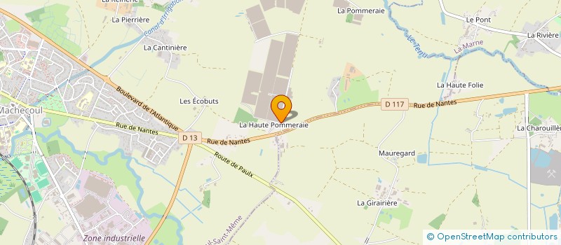 localisation de l'entreprise COMME QUI RIEZ  MACHECOUL-SAINT-MEME