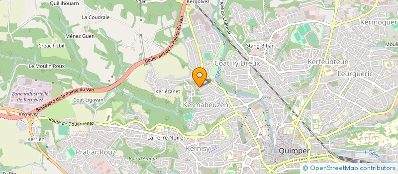 localisation de l'entreprise COMME TROIS POMMES à QUIMPER