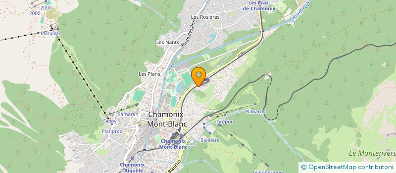 localisation de l'entreprise COMME TROIS POMMES à CHAMONIX-MONT-BLANC