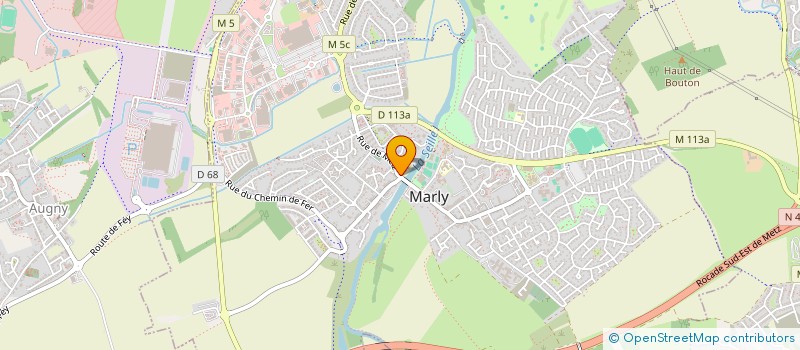 localisation de l'entreprise COMME UN ACCORD  MARLY