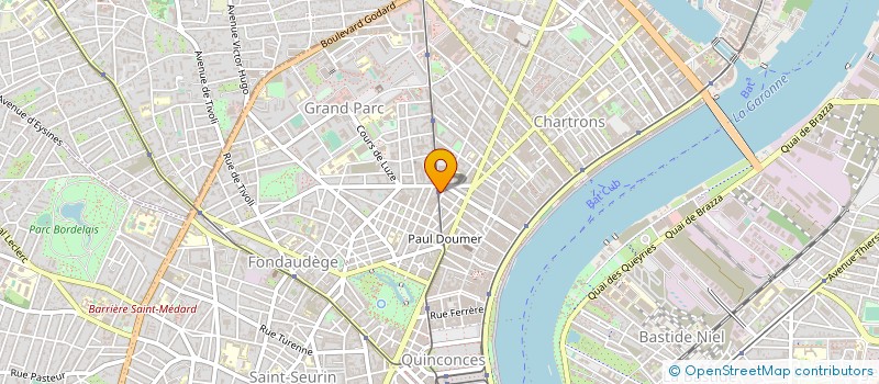 localisation de l'entreprise COMME UN BRUIT QUI COURT à BORDEAUX