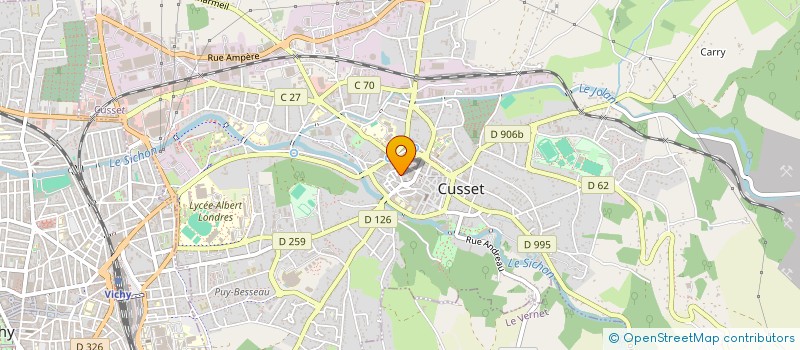 localisation de l'entreprise COMME UN CHEVREUIL à CUSSET
