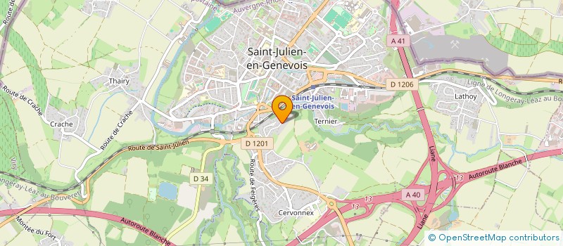 localisation de l'entreprise COMME UN CONTE DE FEES à SAINT-JULIEN-EN-GENEVOIS