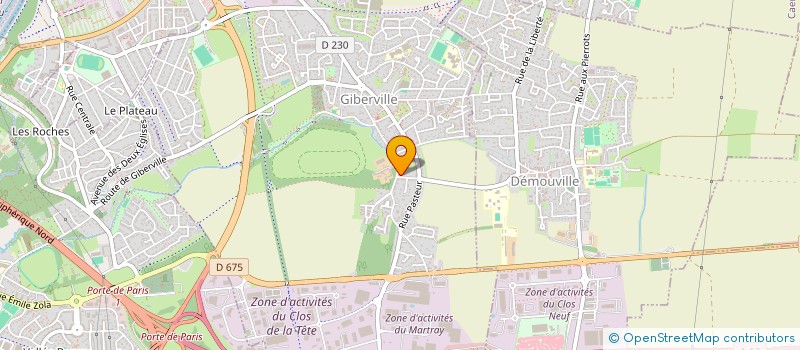 localisation de l'entreprise COMME UN GANT  GIBERVILLE