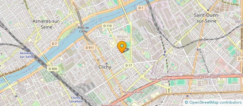 localisation de l'entreprise COMME UN GRAIN DE FOLIES à CLICHY