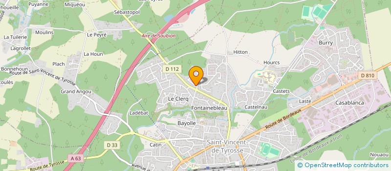 localisation de l'entreprise COMME UN PC DANS L'EAU  SAINT-VINCENT-DE-TYROSSE