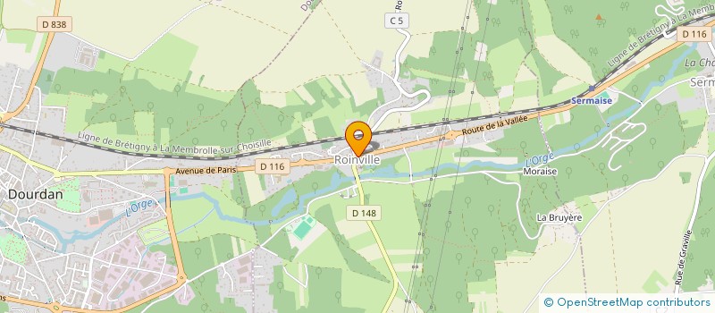 localisation de l'entreprise COMME UN THEATRE à ROINVILLE