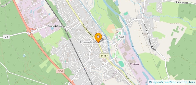 localisation de l'entreprise COMME UNE EVIDENCE à THAON-LES-VOSGES