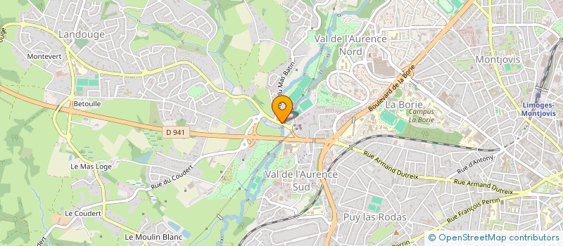 localisation de l'entreprise COMME UNE FABRIQUE à LIMOGES