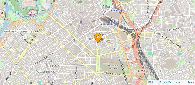 localisation de l'entreprise COMME UNE IMAGE à LILLE