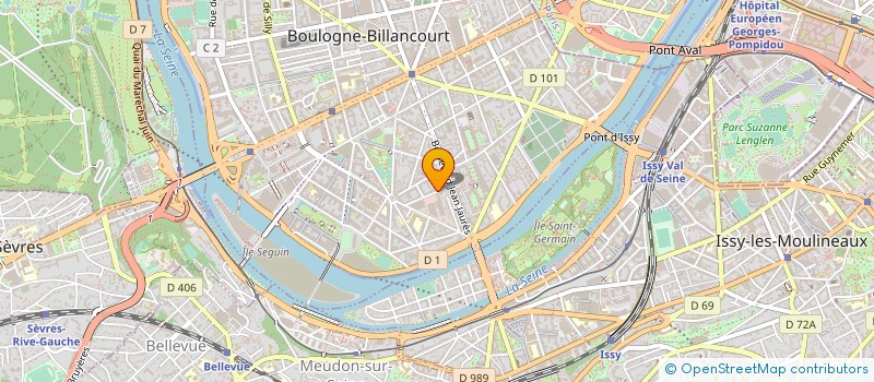 localisation de l'entreprise COMME UNE IMAGE SARL à BOULOGNE-BILLANCOURT