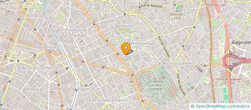 localisation de l'entreprise COMME UNE ORANGE  PARIS