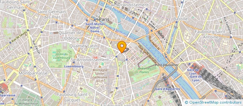 localisation de l'entreprise COMME UNE PLUME à PARIS