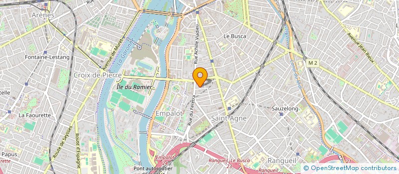 localisation de l'entreprise COMME UNE POULE  TOULOUSE