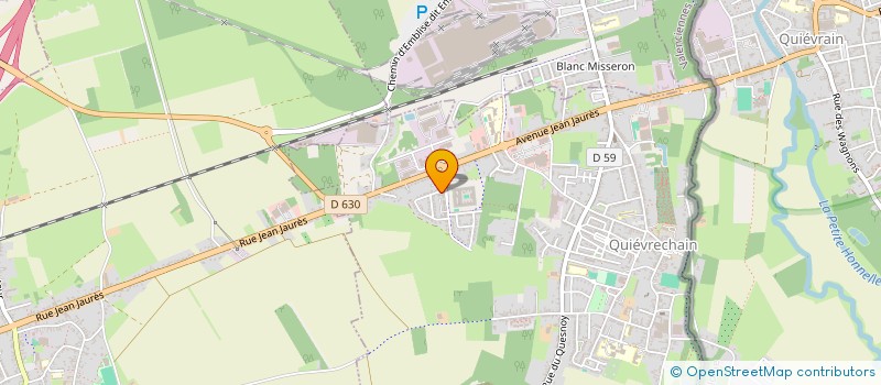 localisation de l'entreprise COMME VOUS VOULEZ  QUIEVRECHAIN