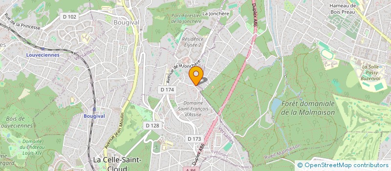 localisation de l'entreprise COMMEATIO  LA CELLE-SAINT-CLOUD