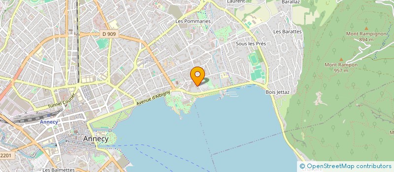 localisation de l'entreprise COMMEDIA à ANNECY