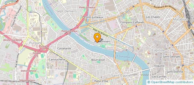 localisation de l'entreprise COMMEDIA DELL'ACTE  TOULOUSE