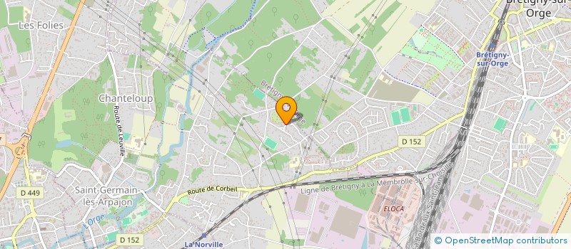 localisation de l'entreprise COMMEDIA DELL'PRANA à SAINT-GERMAIN-LES-ARPAJON