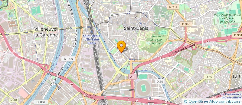 localisation de l'entreprise COMMEDIA NOSTRA  SAINT-DENIS