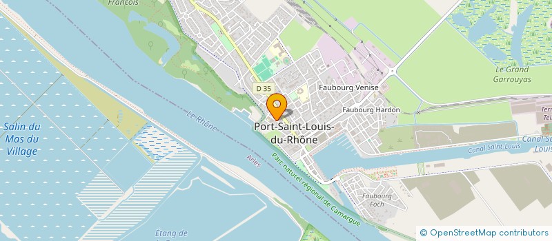 localisation de l'entreprise COMMEDIA PER TUTTI à PORT-SAINT-LOUIS-DU-RHONE