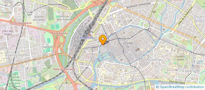 localisation de l'entreprise COMMEDIAS VISUAL à STRASBOURG