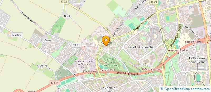 localisation de l'entreprise COMMEETT à CAEN