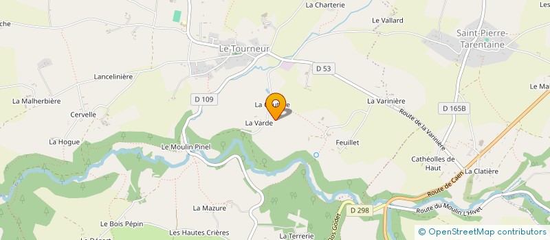 localisation de l'entreprise COMMENCHAIL BENOIT  SOULEUVRE EN BOCAGE