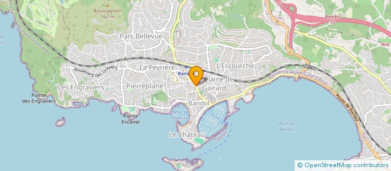 localisation de l'entreprise COMMENT à BANDOL