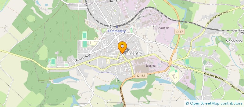 localisation de l'entreprise COMMENTRY BRICO  COMMENTRY