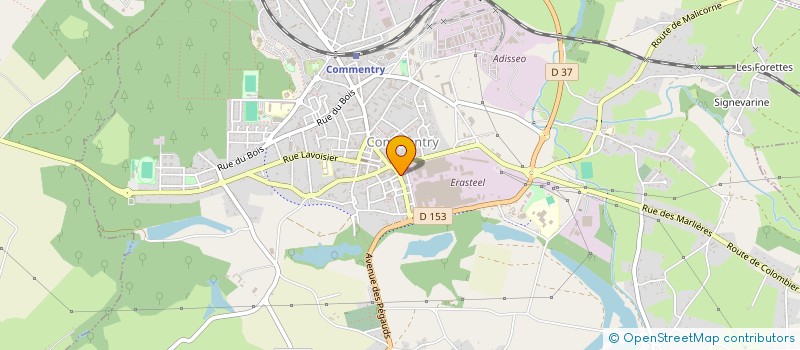 localisation de l'entreprise COMMENTRY MOTO CLUB à COMMENTRY