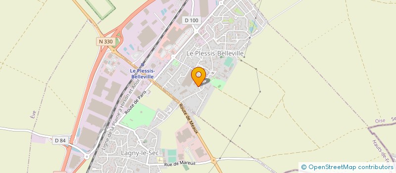 localisation de l'entreprise COMMERC MAINTENANCE TECH INDUSTRIELLE à LE PLESSIS-BELLEVILLE