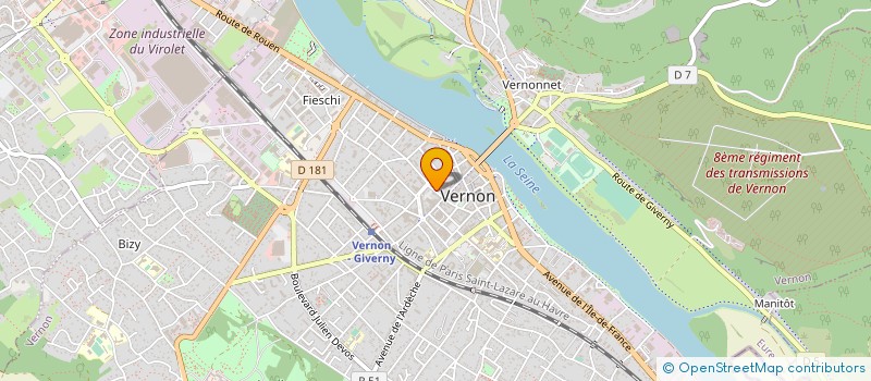 localisation de l'entreprise COMMERCANTS ARTISANS DYNAMIQUES VERNON  VERNON