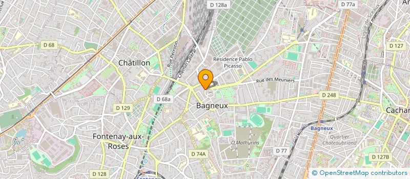 localisation de l'entreprise COMMERCANTS DE BAGNEUX DU VILLAGE DAMPIERRE  BAGNEUX