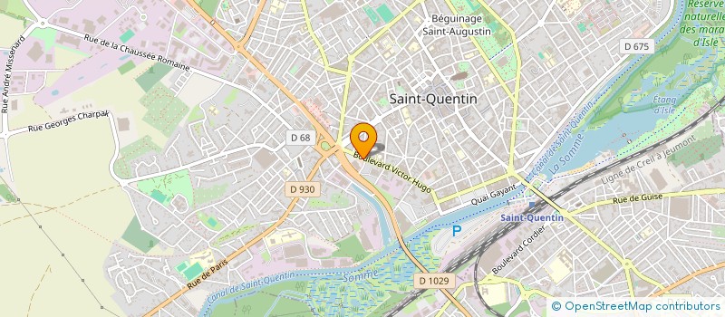 localisation de l'entreprise COMMERCANTS DU GROUPEMENT CHANCE à SAINT-QUENTIN