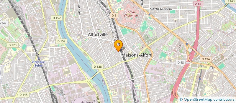 localisation de l'entreprise COMMERCANTS ET ARTISANS DE PROXIMITE D'ALFORTVILLE à ALFORTVILLE