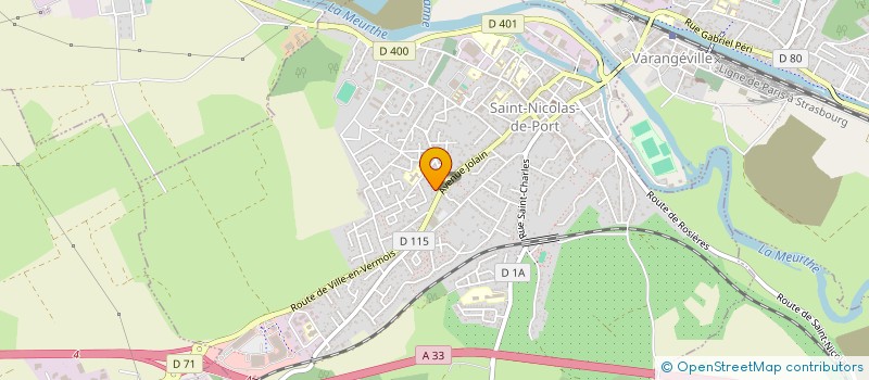 localisation de l'entreprise COMMERCANTS ET ARTISANS PORTOIS ET VARANGEVILLOIS  SAINT-NICOLAS-DE-PORT