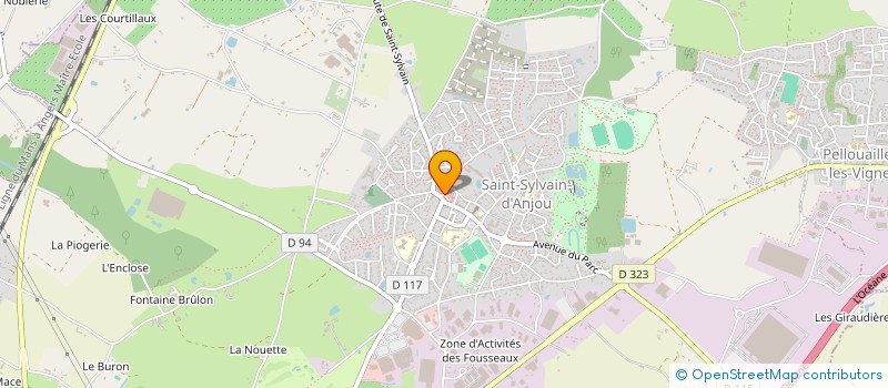 localisation de l'entreprise COMMERCANTS ET ENTREPRENEURS VERROIS  VERRIERES-EN-ANJOU