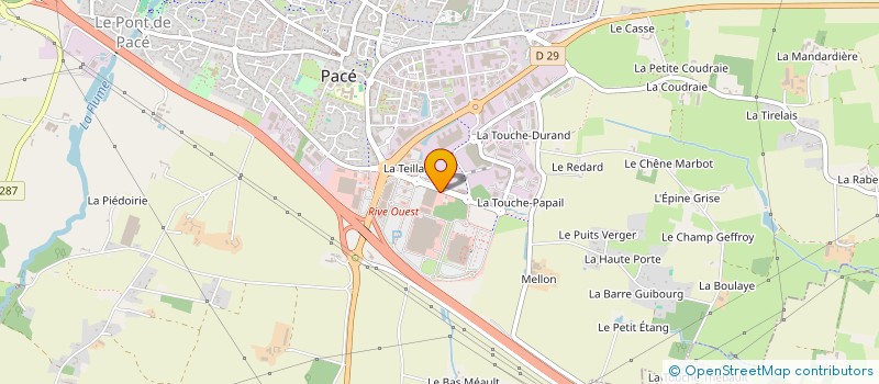 localisation de l'entreprise COMMERCANTS RIVE OUEST à PACE