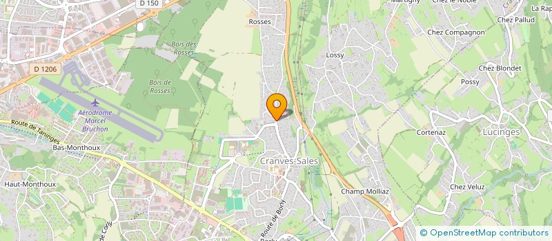 localisation de l'entreprise COMMERCE 2M  CRANVES-SALES