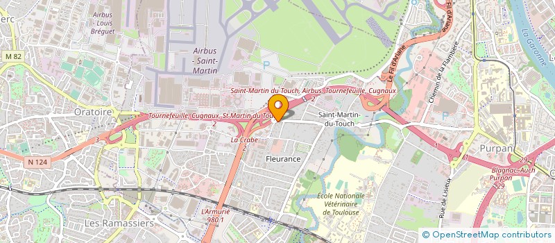 localisation de l'entreprise COMMERCE ALIMENTAIRES PRODUITS.DISTR INT à TOULOUSE