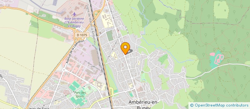 localisation de l'entreprise COMMERCE ARTISANAT DEVELOPPEMENT  AMBERIEU-EN-BUGEY