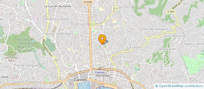 localisation de l'entreprise COMMERCE CONSEIL CANNES à CANNES