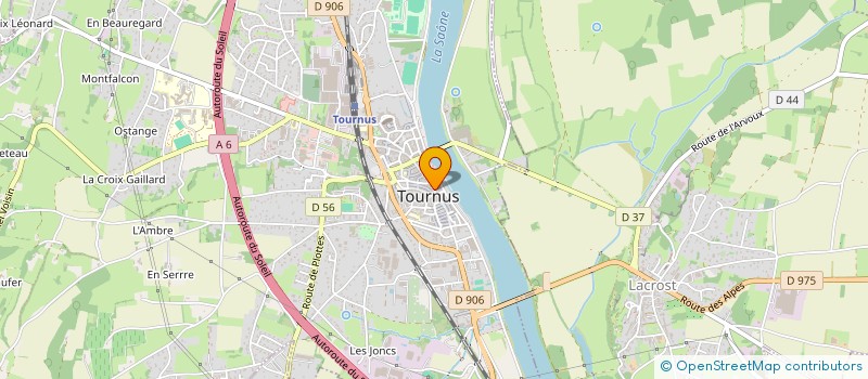 localisation de l'entreprise COMMERCE DU TOURNUGEOIS à TOURNUS