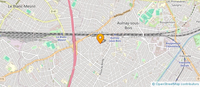 localisation de l'entreprise COMMERCE ECHANGE INTERNATIONAL à AULNAY SOUS BOIS