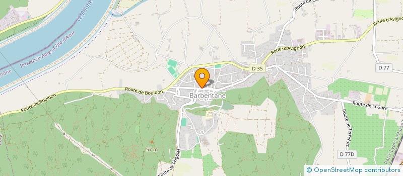 localisation de l'entreprise COMMERCE ET ARTISANAT BARBENTANE  BARBENTANE