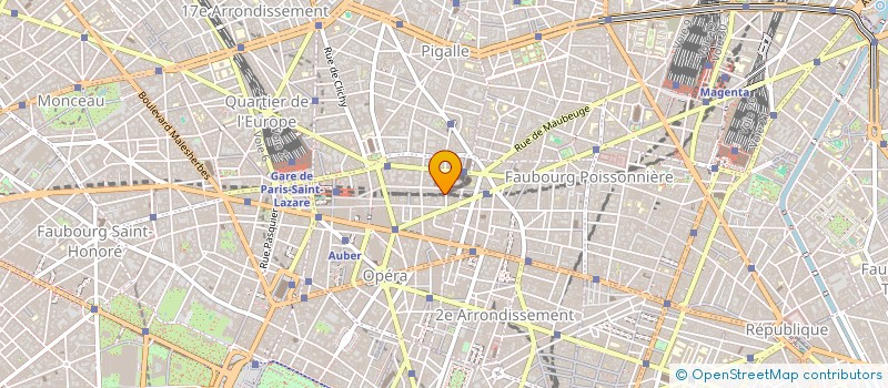 localisation de l'entreprise COMMERCE ET GESTION à PARIS